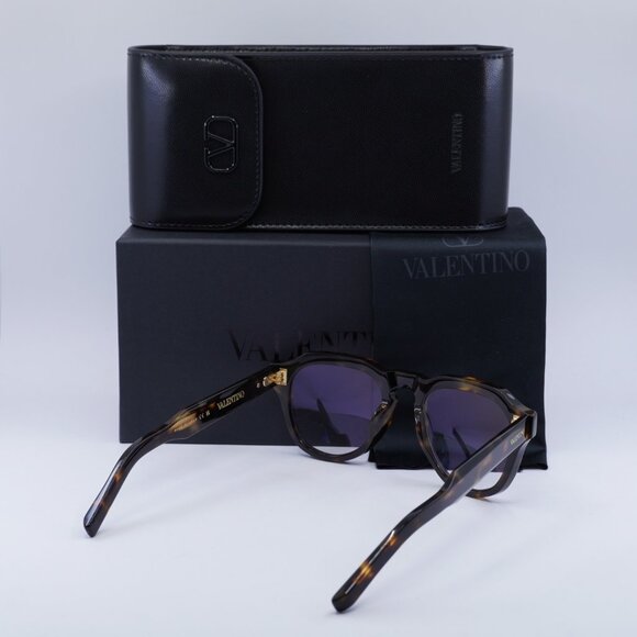 Valentino V-TALE II VLX-139B Aviator Eyeglasses 52mm - Havana - Picture 10 of 10